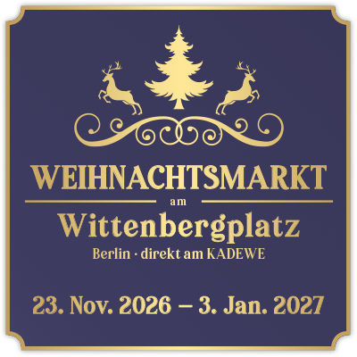 Weihnachtsmarkt am Wittenbergplatz · 23. Nov. 2026 – 3. Jan. 2027